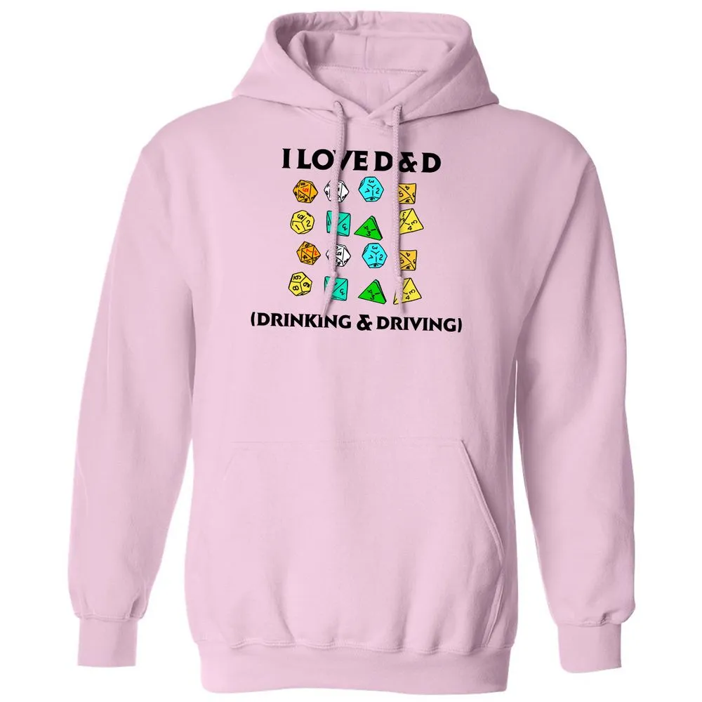 Drinking & Driving Classic Unisex Hoodie - Light Pink - 3