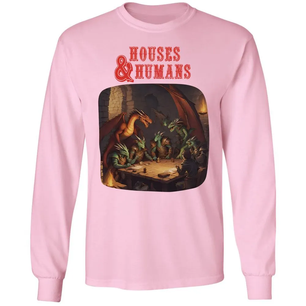 Houses And Humans Long Sleeve T-Shirt - Light Pink - 3