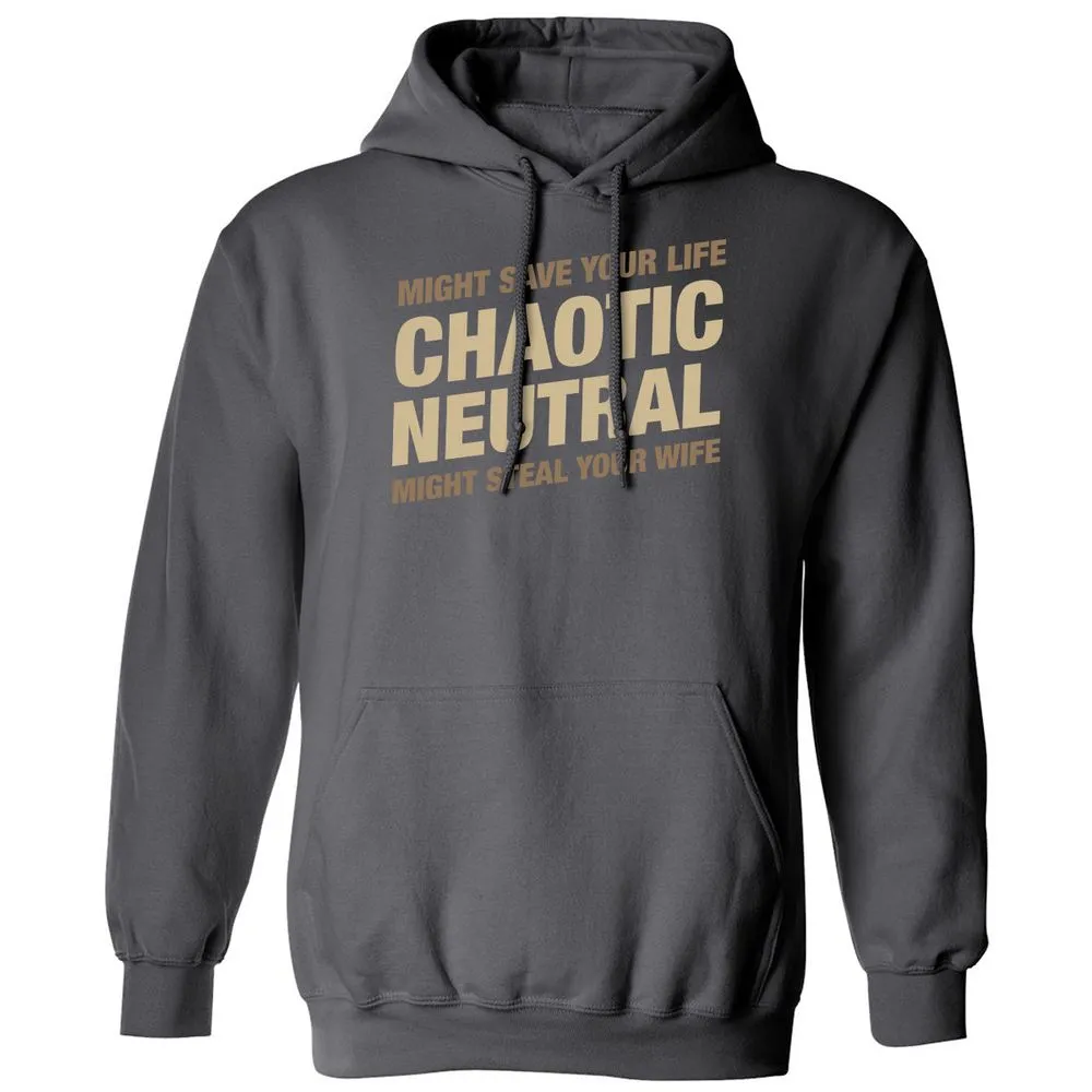 Might Save Your Life Might Steal Your Wife Classic Unisex Hoodie - Charcoal - 7