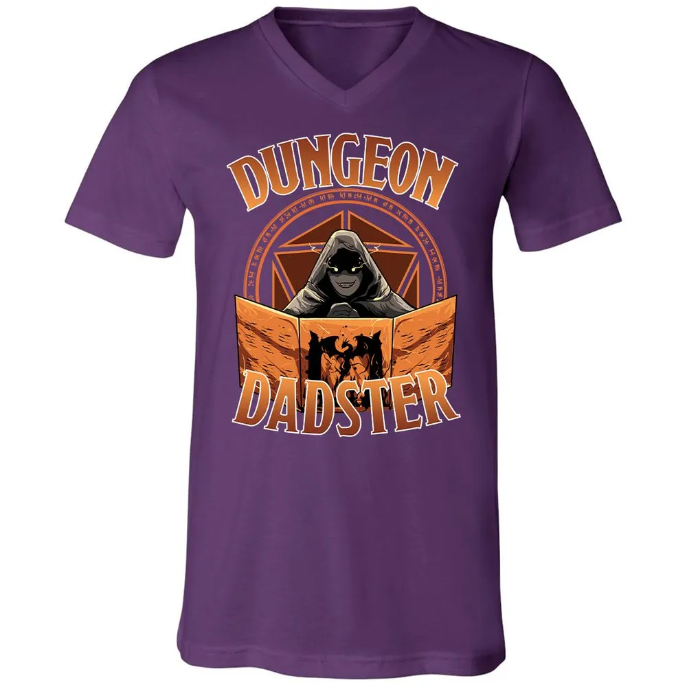 Dungeon Dadster Unisex V-Neck T-Shirt - Team Purple - 9