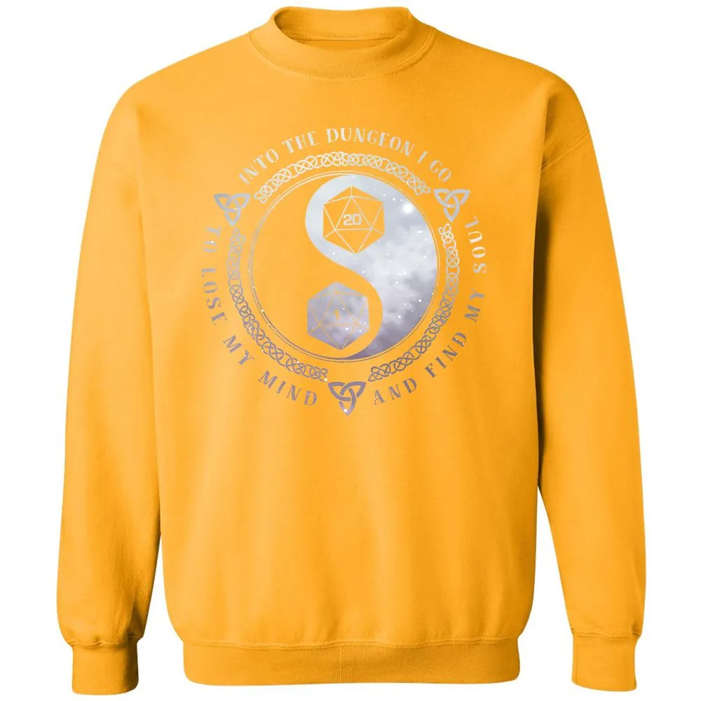 Into The Dungeon I Go Classic Unisex Sweatshirt - Gold - 11