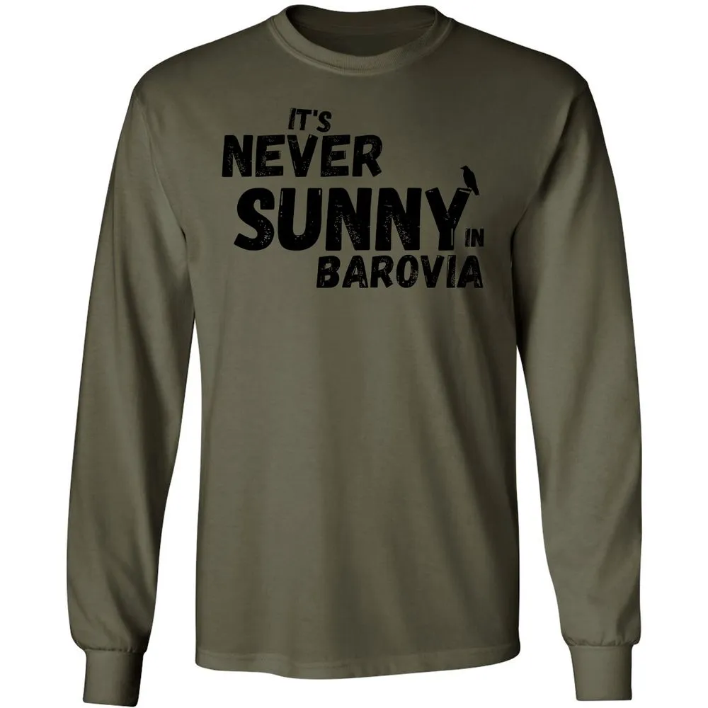 It's Never Sunny In Barovia Long Sleeve T-Shirt - Military Green - 7
