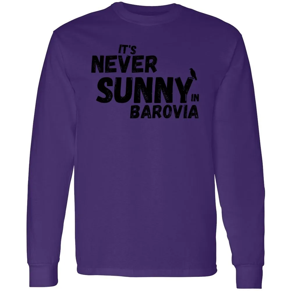 It's Never Sunny In Barovia Long Sleeve T-Shirt - Purple - 13