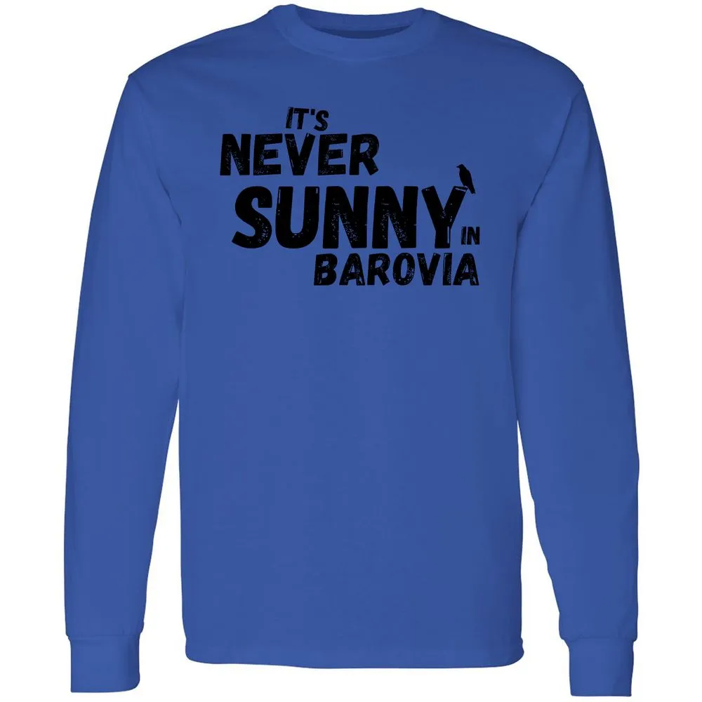 It's Never Sunny In Barovia Long Sleeve T-Shirt - Royal - 4