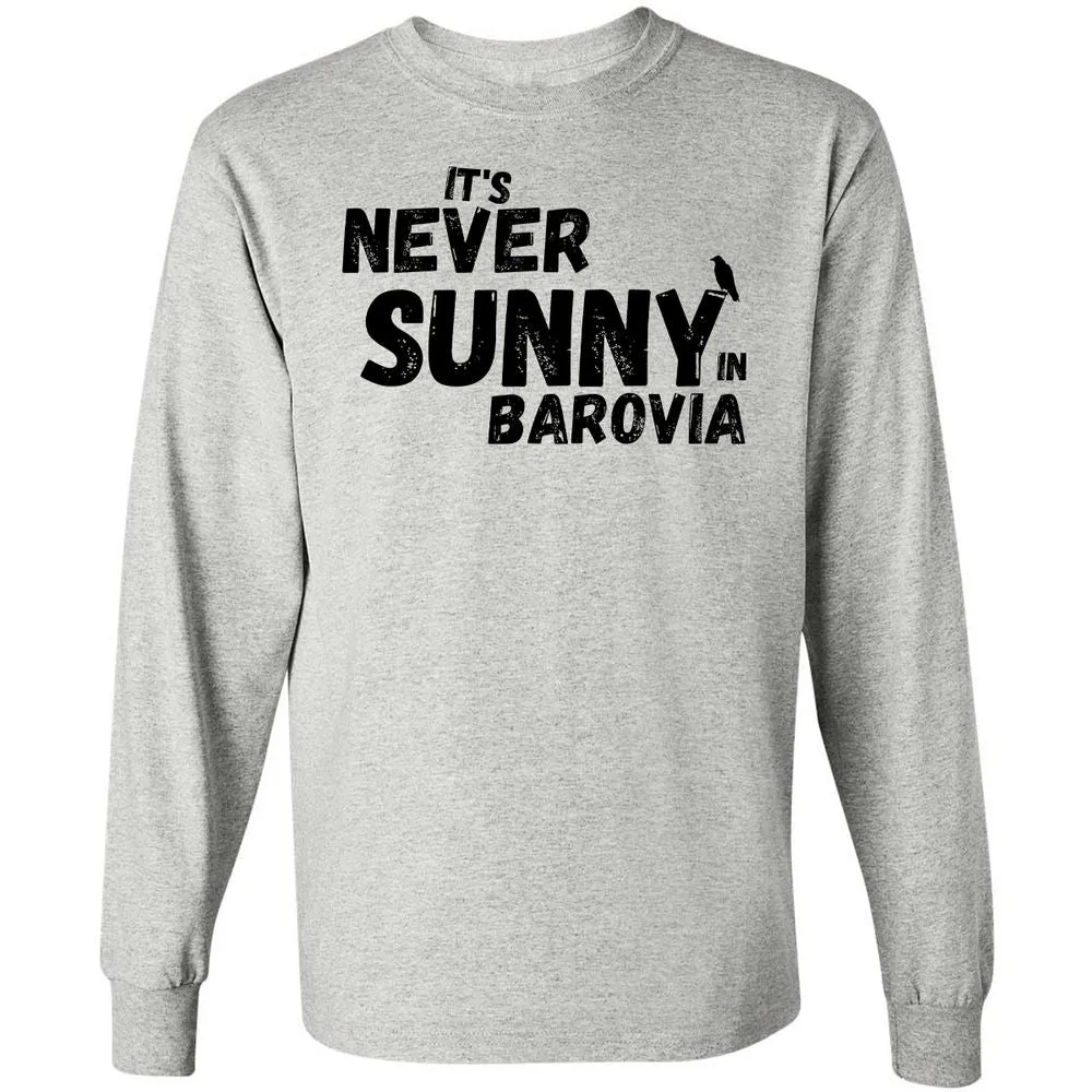 It's Never Sunny In Barovia Long Sleeve T-Shirt - Ash - 5
