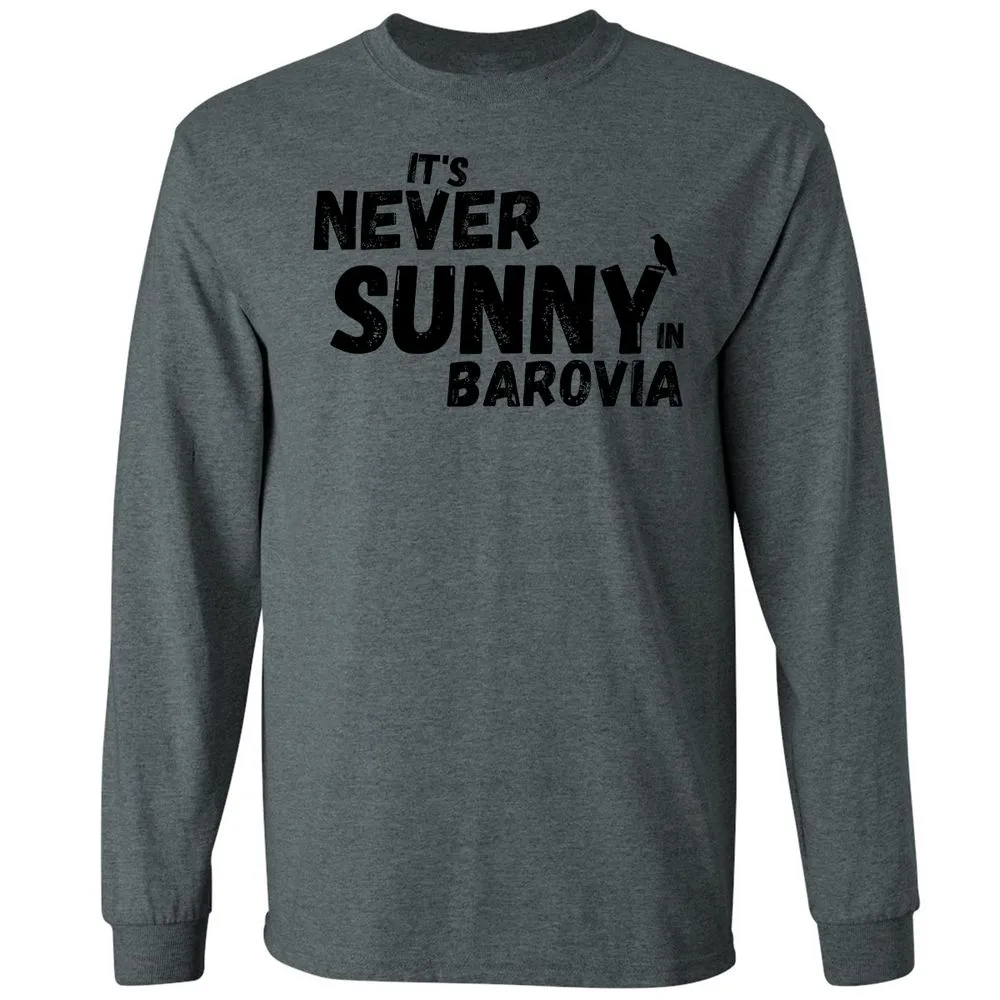 It's Never Sunny In Barovia Long Sleeve T-Shirt - Dark Heather - 15