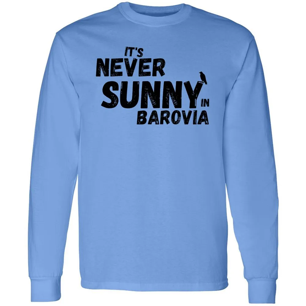 It's Never Sunny In Barovia Long Sleeve T-Shirt - Carolina Blue - 2