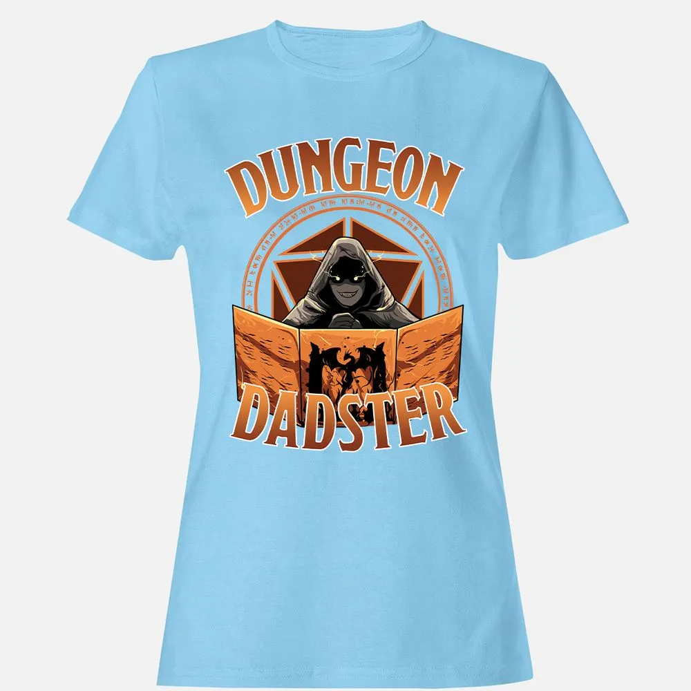 Dungeon Dadster Women's T-Shirt - Light Blue - 8