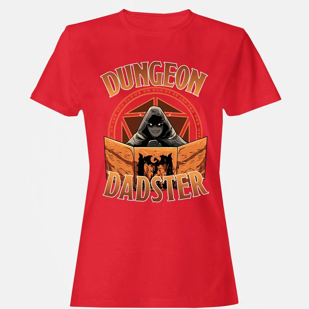 Dungeon Dadster Women's T-Shirt - Red - 13
