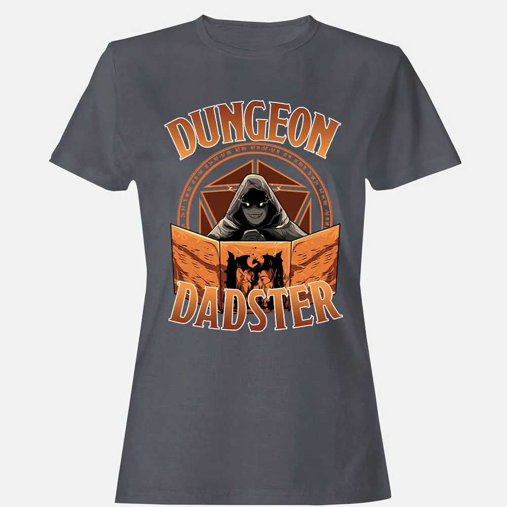 Dungeon Dadster Women's T-Shirt - Dark Heather - 5