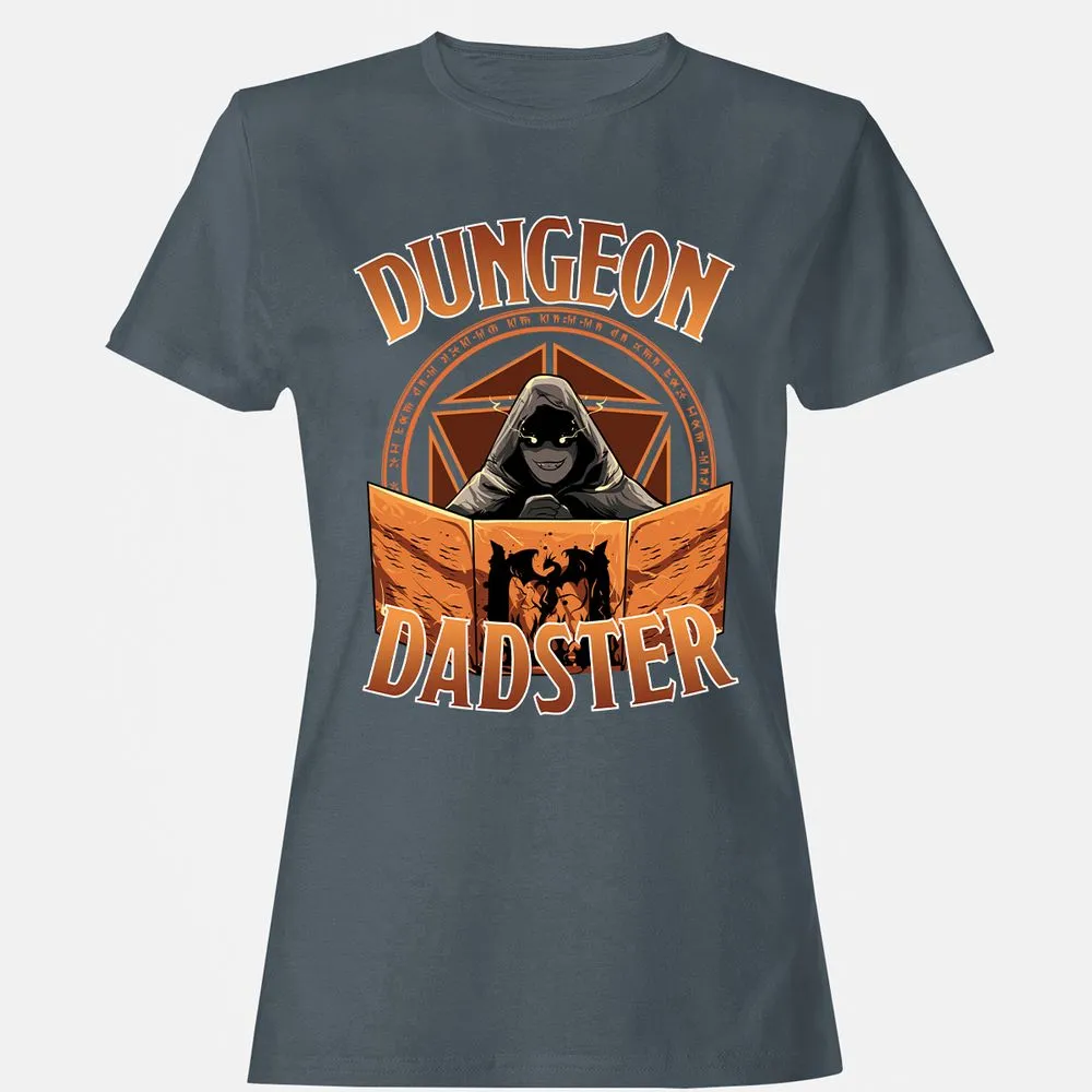 Dungeon Dadster Women's T-Shirt - Charcoal - 3