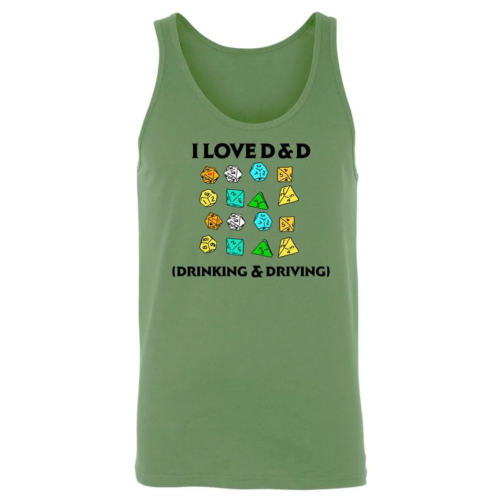 Drinking & Driving Unisex Jersey Tank - Leaf - 10