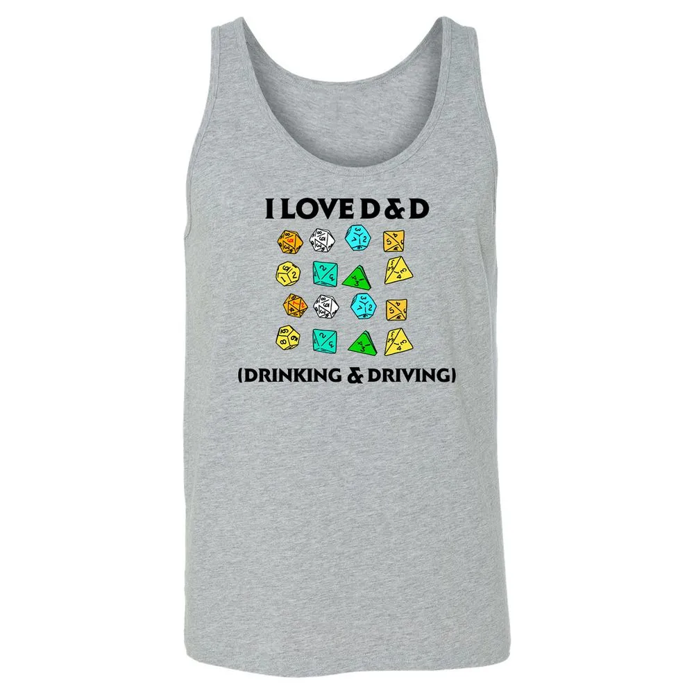 Drinking & Driving Unisex Jersey Tank - Athletic Heather - 4