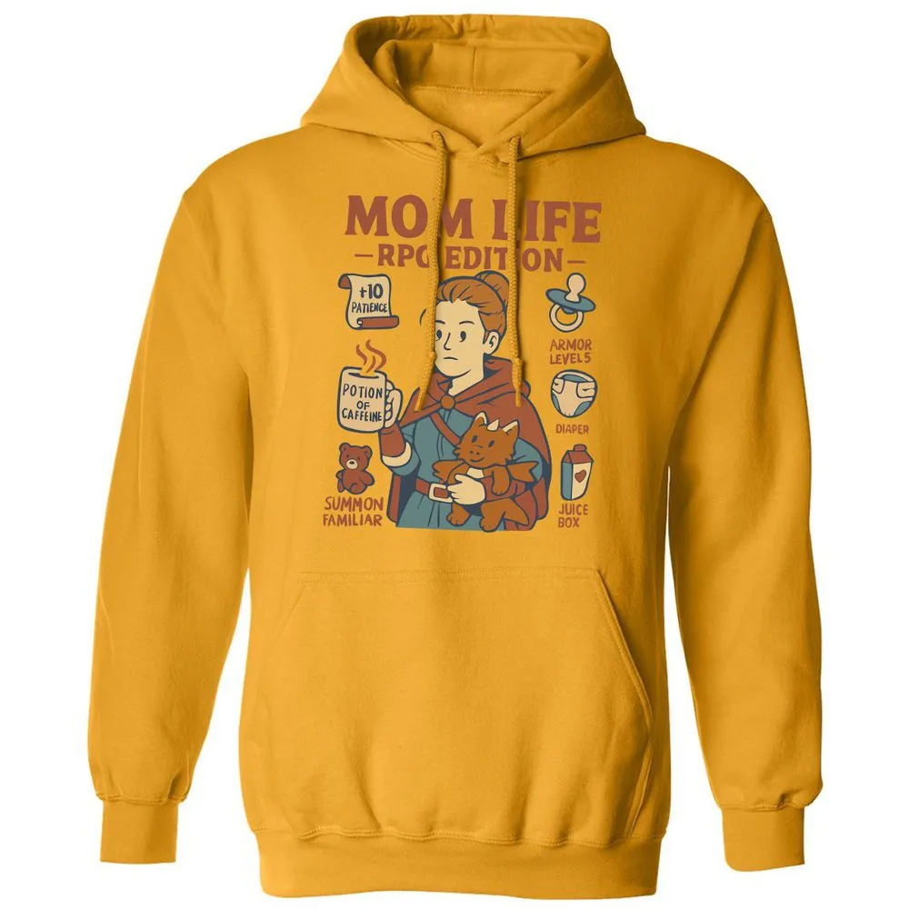 Mom Life RPG Edition Classic Unisex Hoodie - Gold - 12