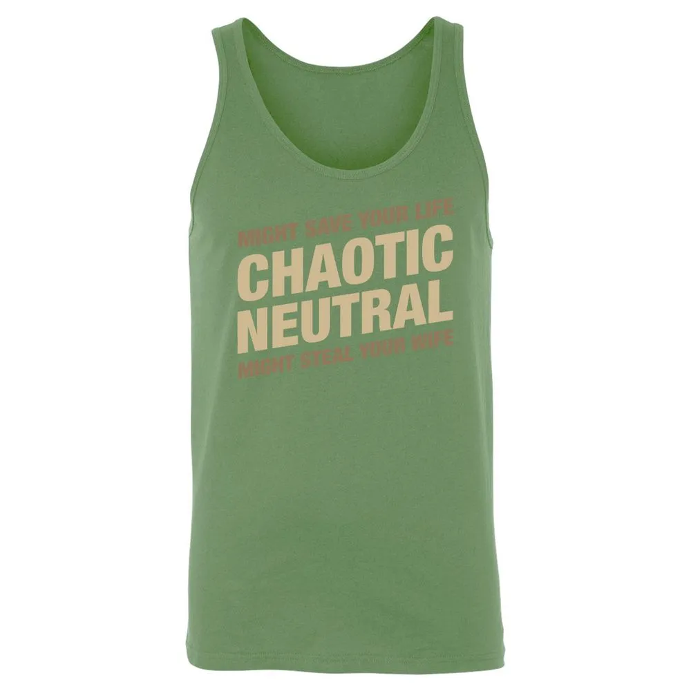 Might Save Your Life Might Steal Your Wife Unisex Jersey Tank - Leaf - 10