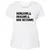Bad Decisions Ladies Curvy Jersey - White - 6