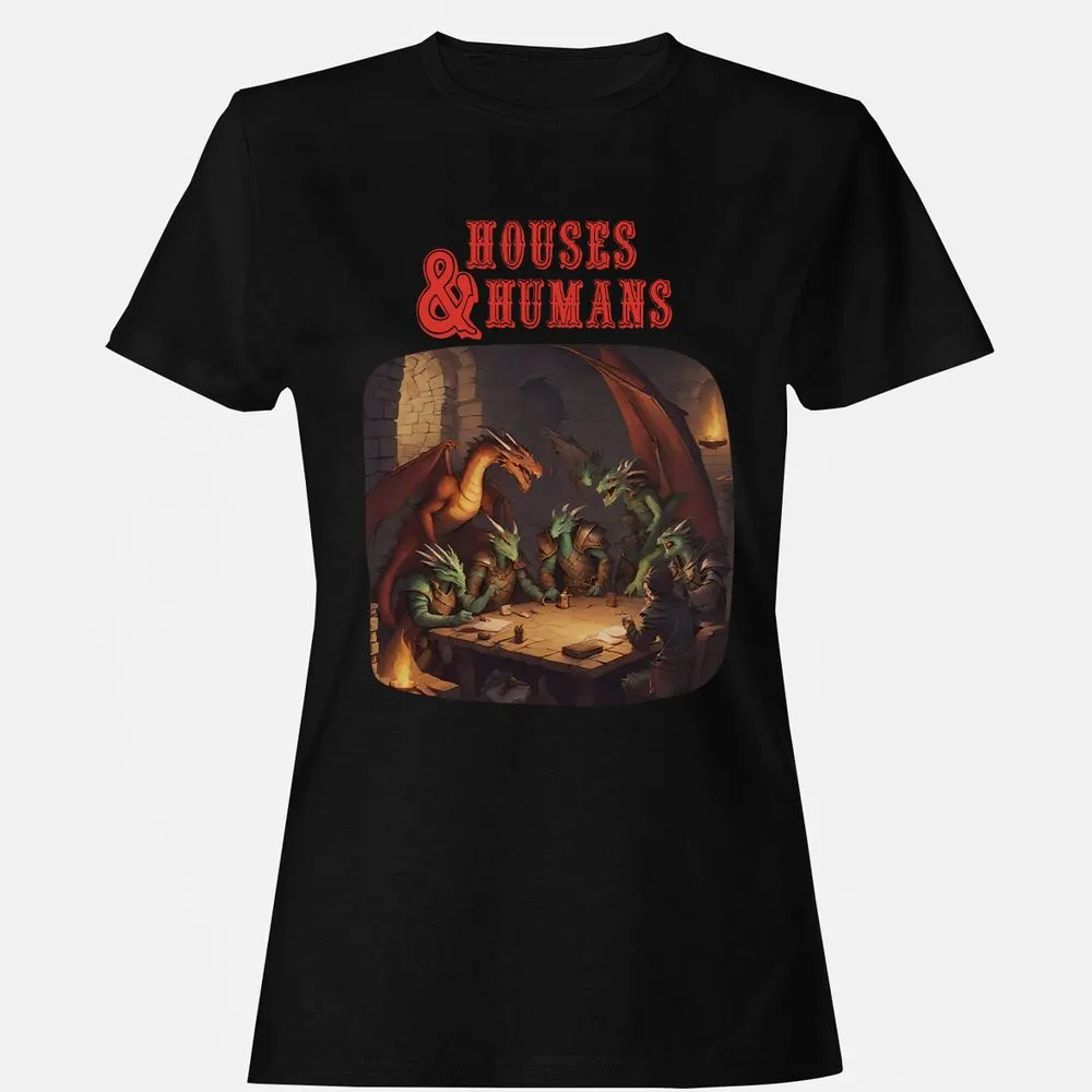 Houses And Humans Women's T-Shirt - Black - 16