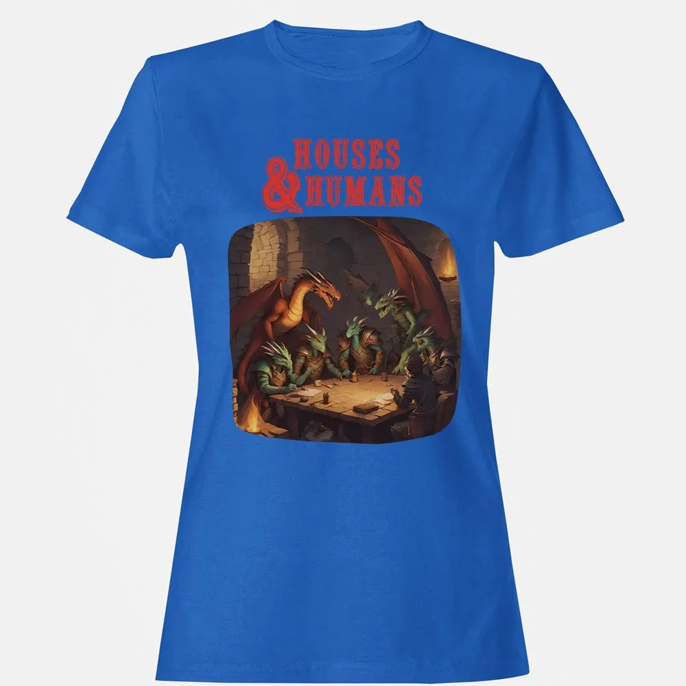 Houses And Humans Women's T-Shirt - Royal - 14