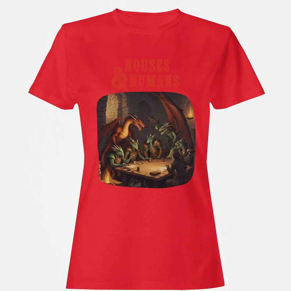 Houses And Humans Women's T-Shirt - Red - 13