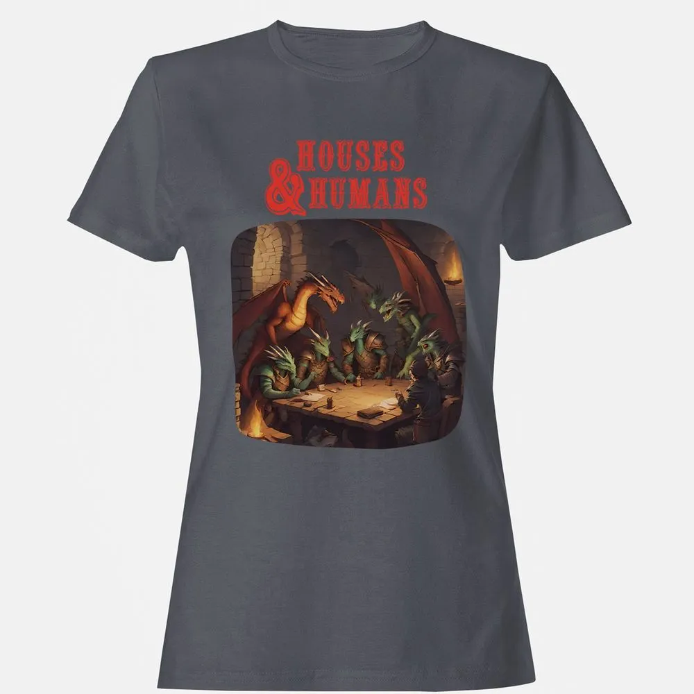 Houses And Humans Women's T-Shirt - Dark Heather - 5