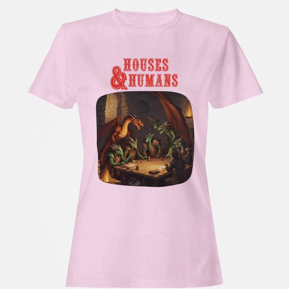 Houses And Humans Women's T-Shirt - Light Pink - 9