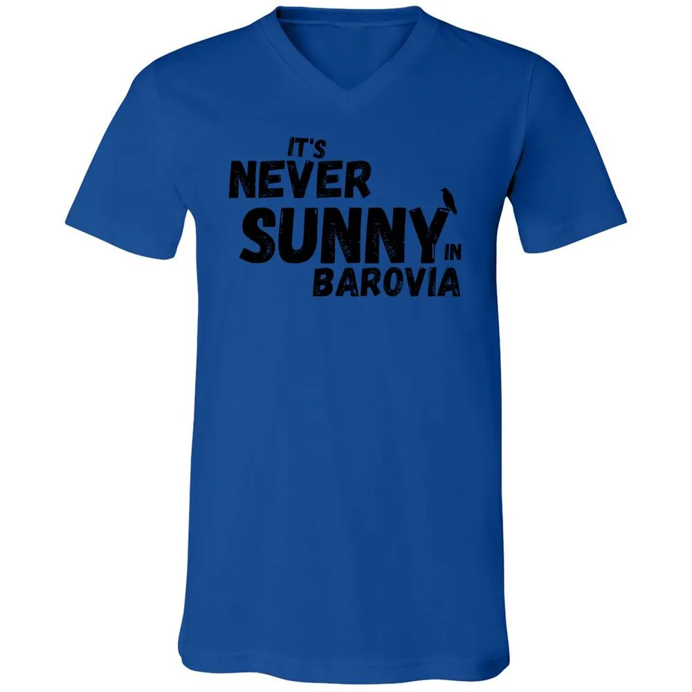 It's Never Sunny In Barovia Unisex V-Neck T-Shirt - True Royal - 4