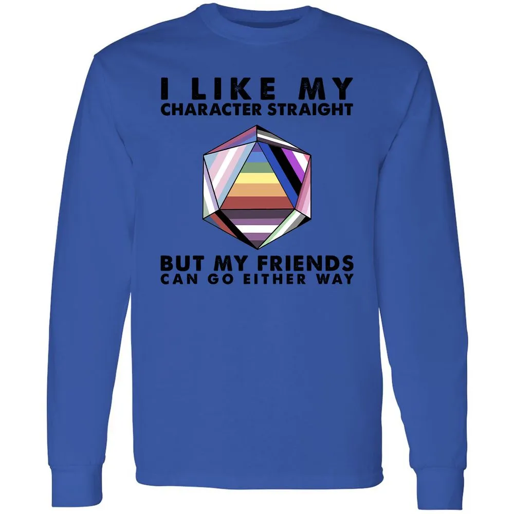 My Character Straight But Friends Can Go Either Way - Royal - 4