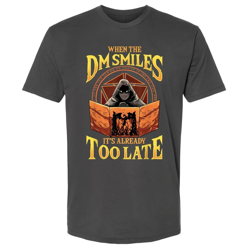 When The Dm Smiles Its Already Too Late Premium Unisex T-Shirt - Heavy Metal - 8