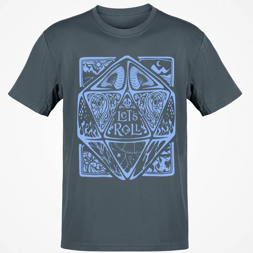 Let's Roll Classic Unisex T-Shirt - Charcoal - 3