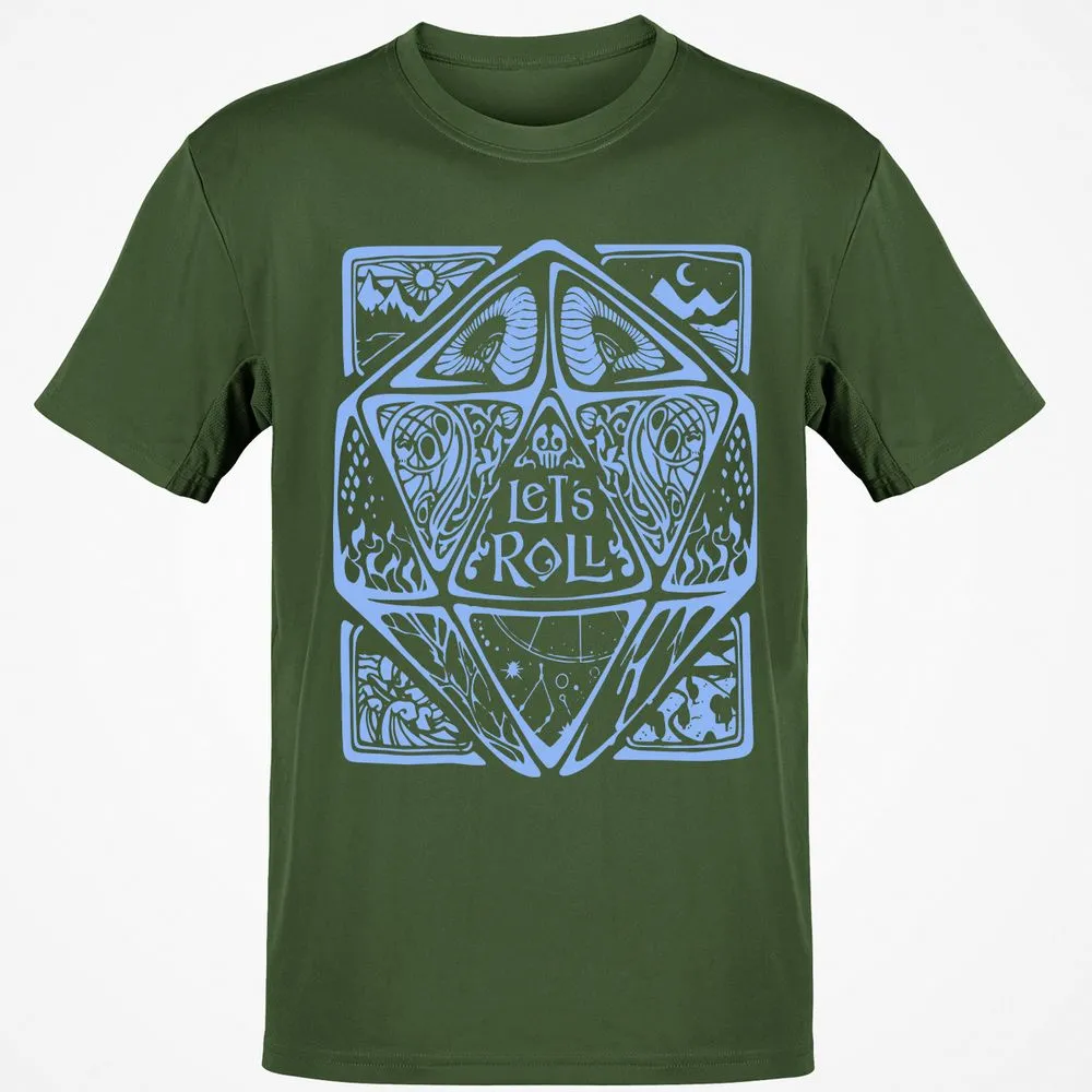 Let's Roll Classic Unisex T-Shirt - Military Green - 6