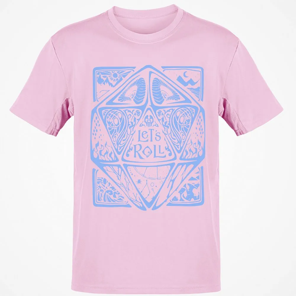 Let's Roll Classic Unisex T-Shirt - Light Pink - 5