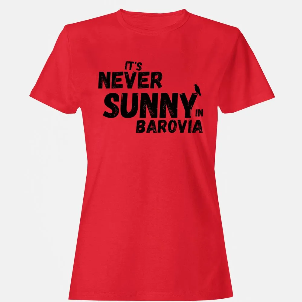 It's Never Sunny In Barovia Women's T-Shirt - Red - 13