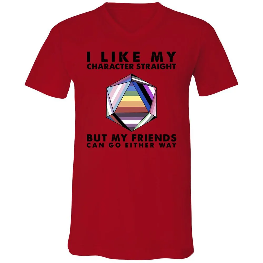 My Character Straight But Friends Can Go Either Way - Red - 3