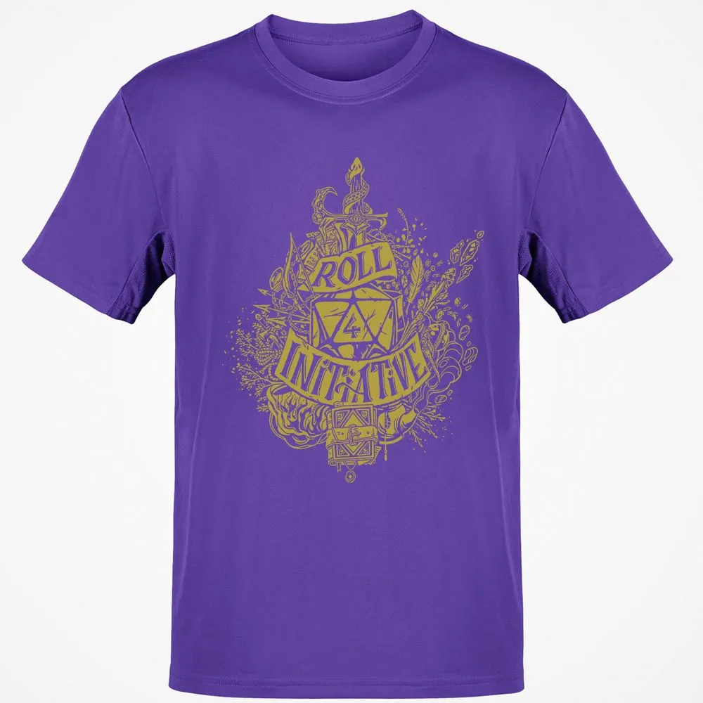 Roll Initiative Classic Unisex T-Shirt - Purple - 9