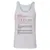 Wife Stats 2 Unisex Jersey Tank - White - 1