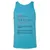 Wife Stats 2 Unisex Jersey Tank - Aqua Triblend - 3