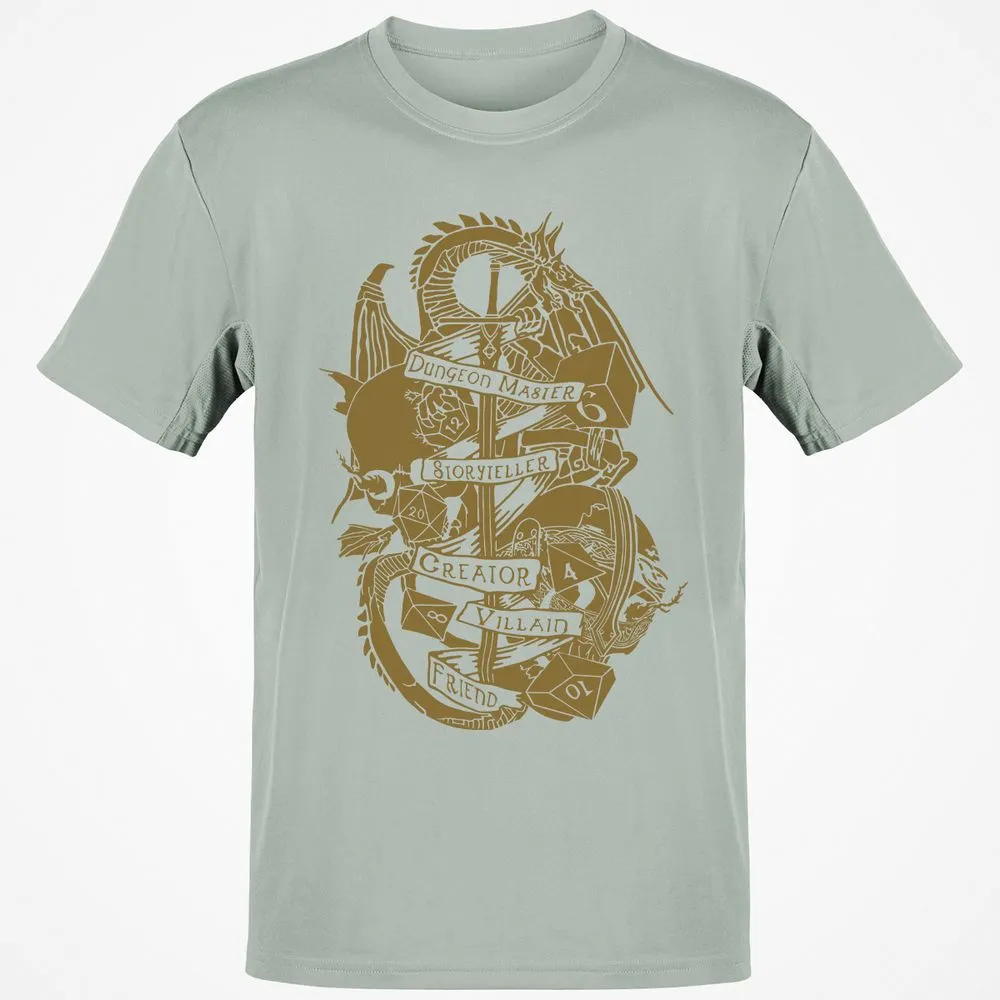 Dungeon Master Dragon Classic Unisex T-Shirt - Ash - 2
