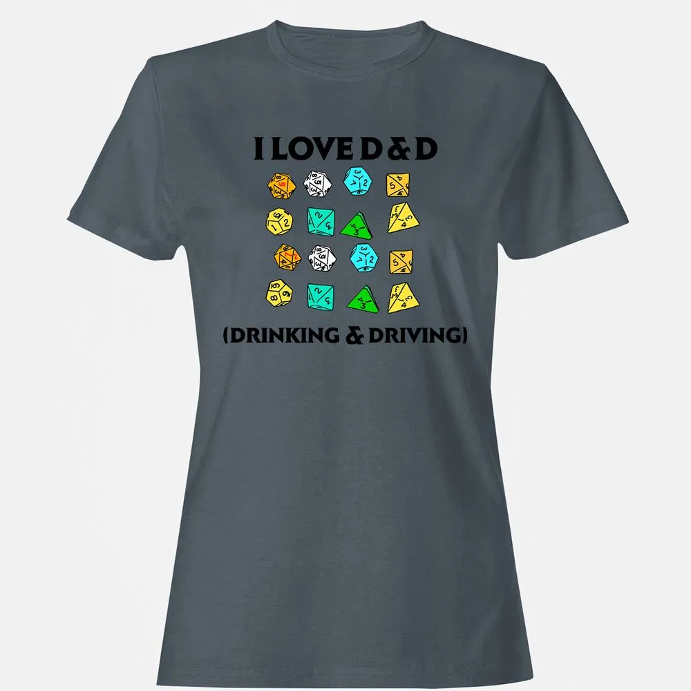 Drinking & Driving Women's T-Shirt - Charcoal - 3