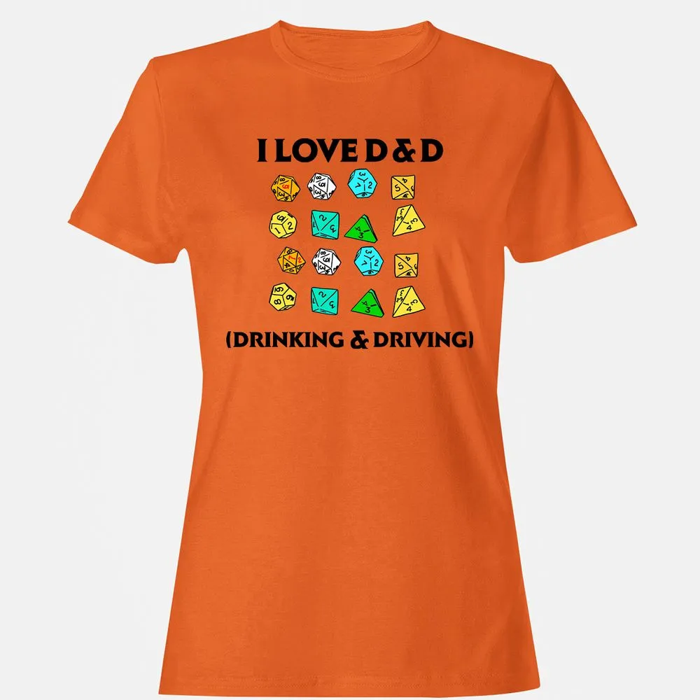 Drinking & Driving Women's T-Shirt - Orange - 11