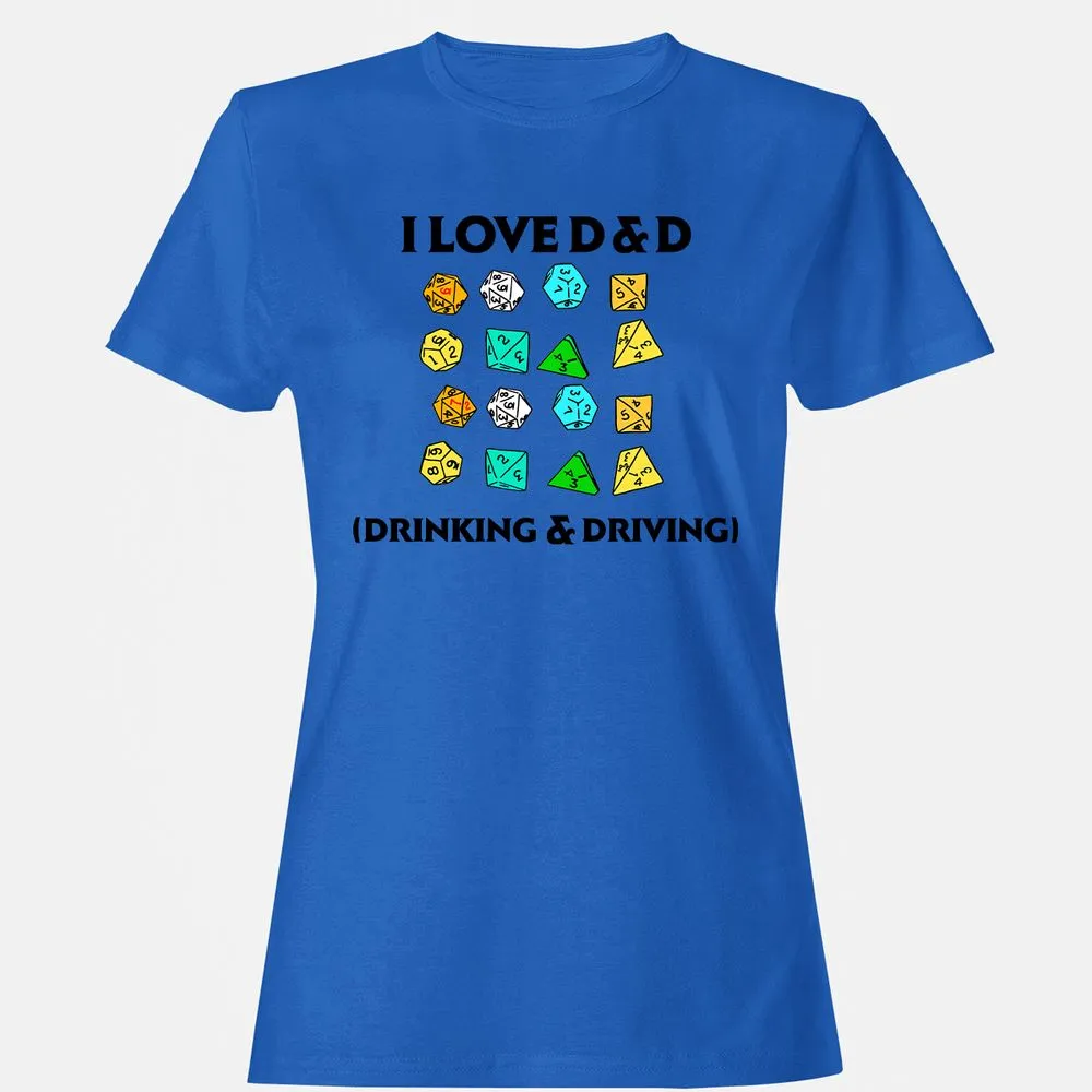 Drinking & Driving Women's T-Shirt - Royal - 14