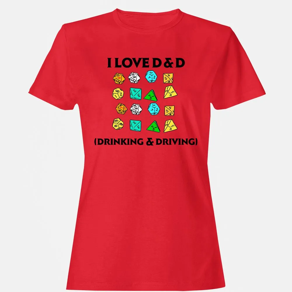 Drinking & Driving Women's T-Shirt - Red - 13