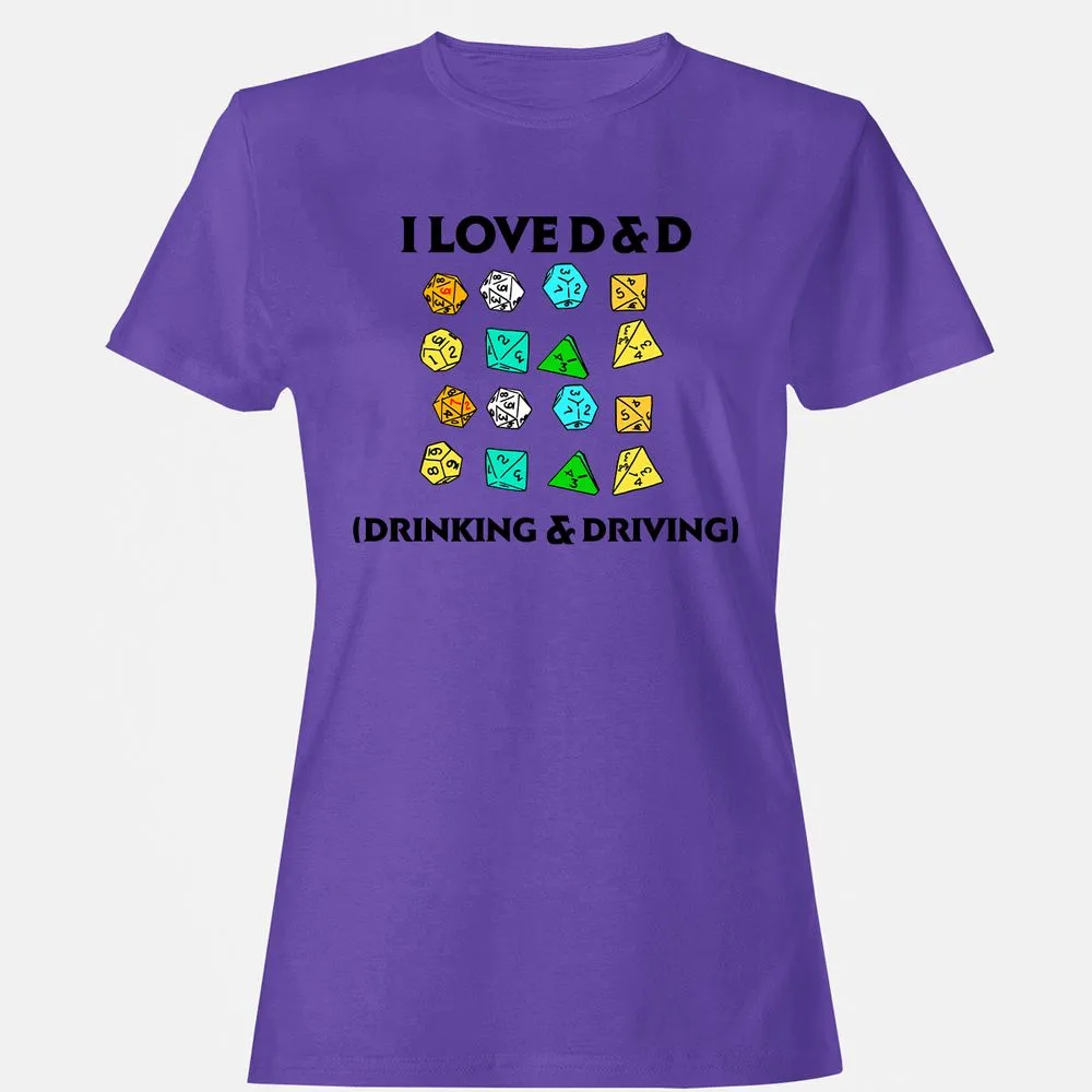 Drinking & Driving Women's T-Shirt - Purple - 12