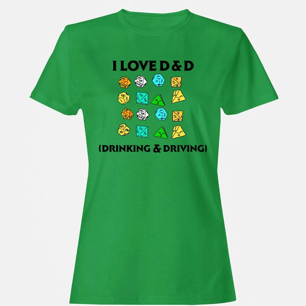 Drinking & Driving Women's T-Shirt - Irish Green - 7