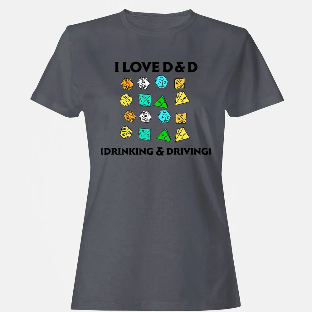 Drinking & Driving Women's T-Shirt - Dark Heather - 5