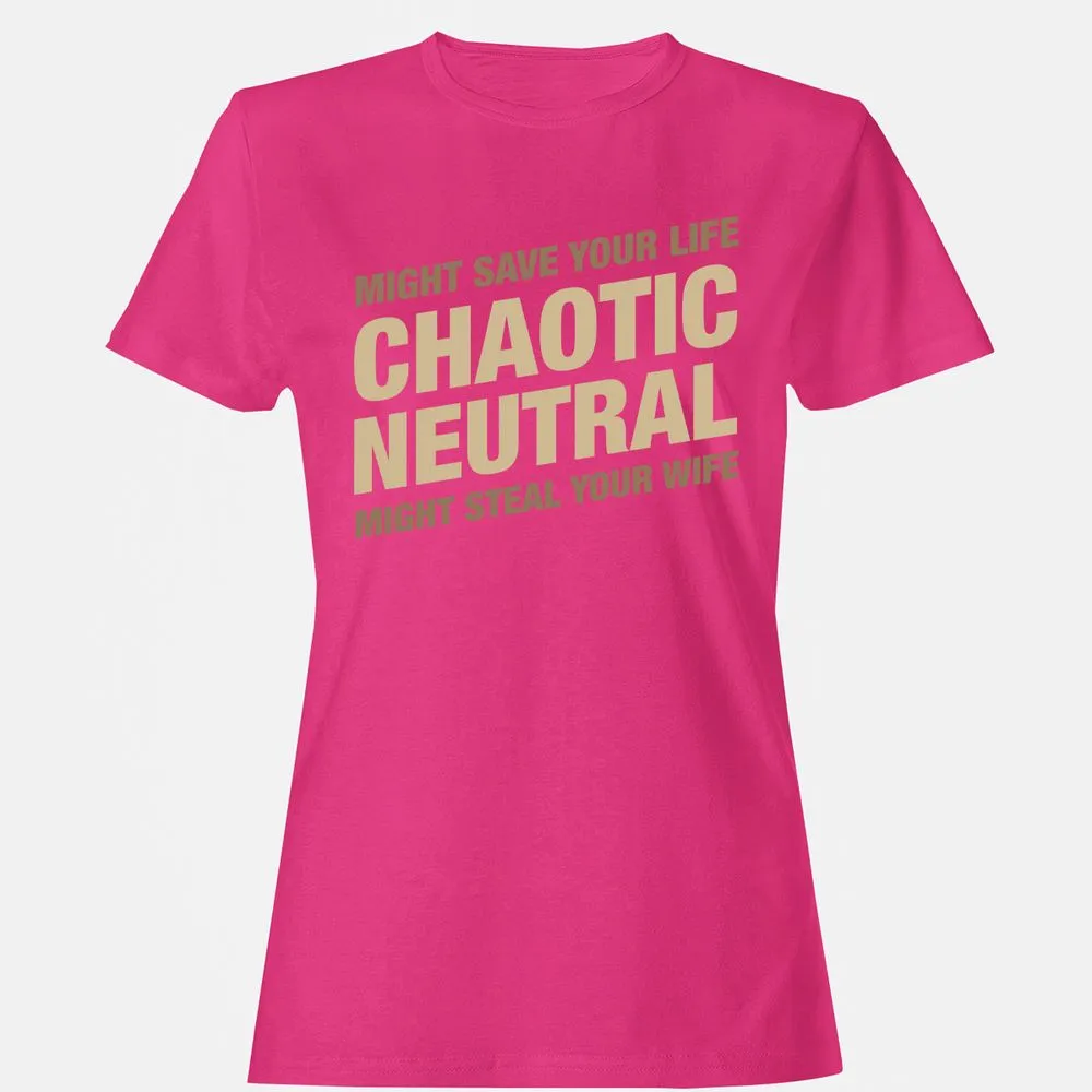 Might Save Your Life Might Steal Your Wife Women's T-Shirt - Heliconia - 6