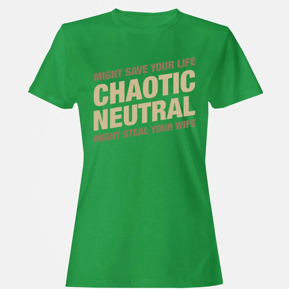 Might Save Your Life Might Steal Your Wife Women's T-Shirt - Irish Green - 7
