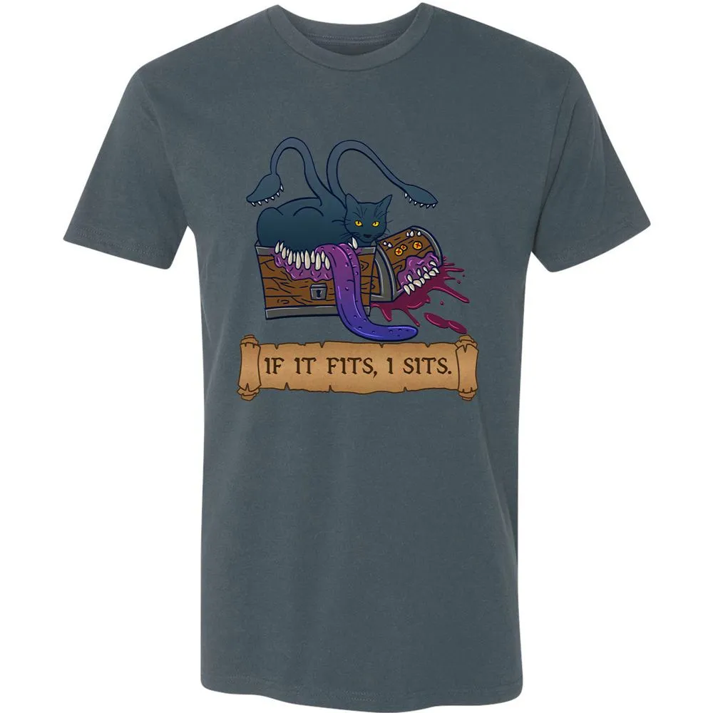 If It Fits I Sits Premium Unisex T-Shirt - Indigo - 15