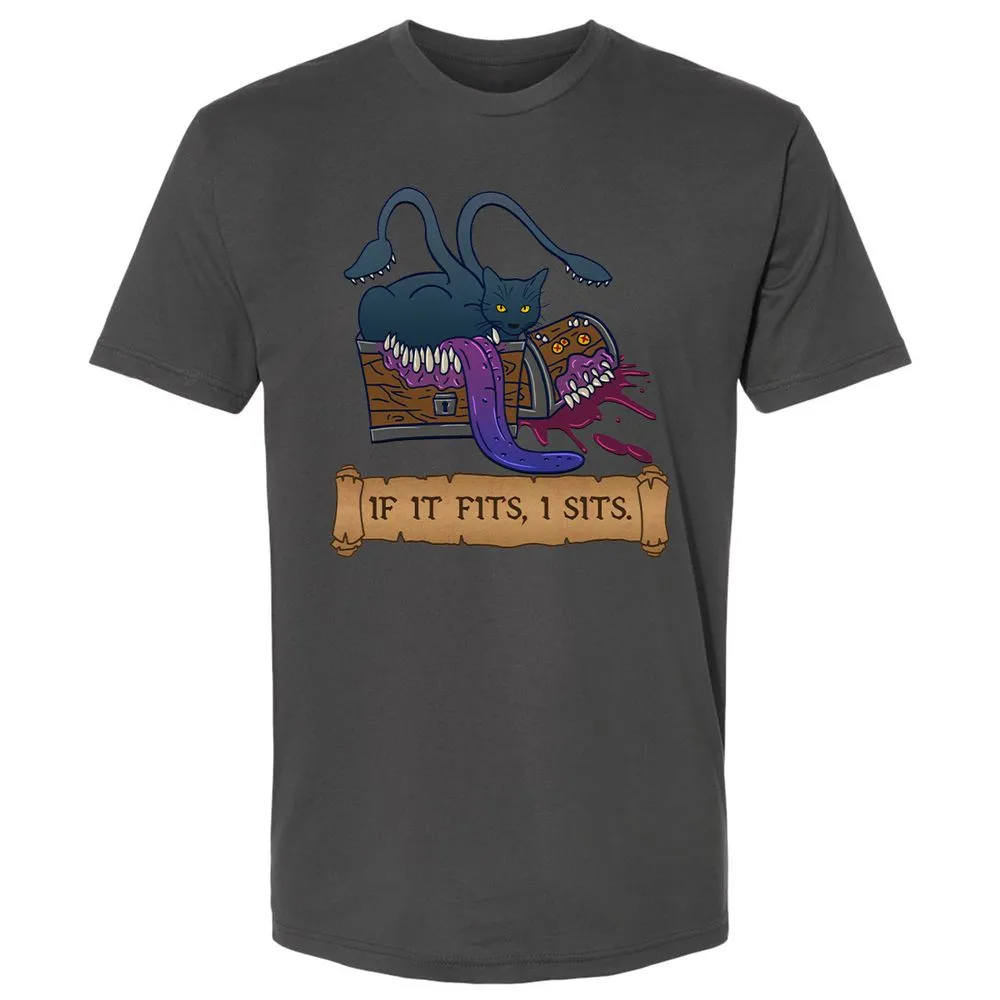 If It Fits I Sits Premium Unisex T-Shirt - Heavy Metal - 8