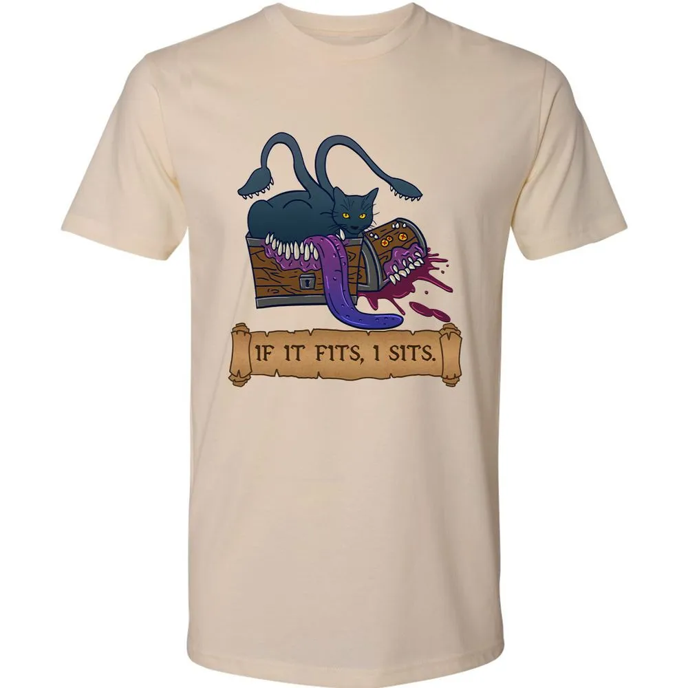 If It Fits I Sits Premium Unisex T-Shirt - Cream - 14