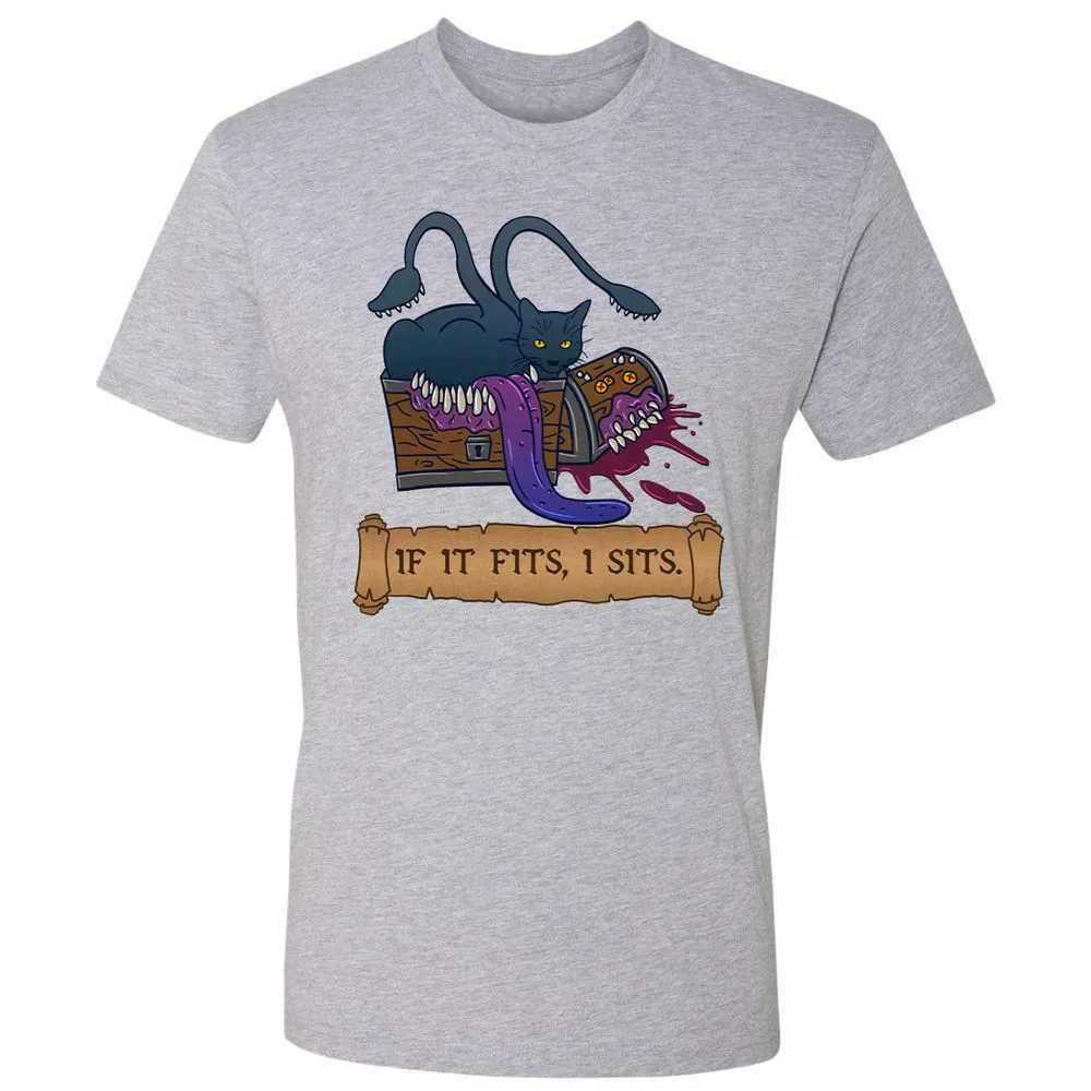 If It Fits I Sits Premium Unisex T-Shirt - Heather Grey - 9